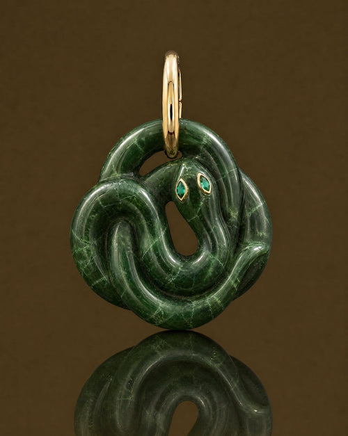 Serpent Jade vert sombre — CARO PETRA