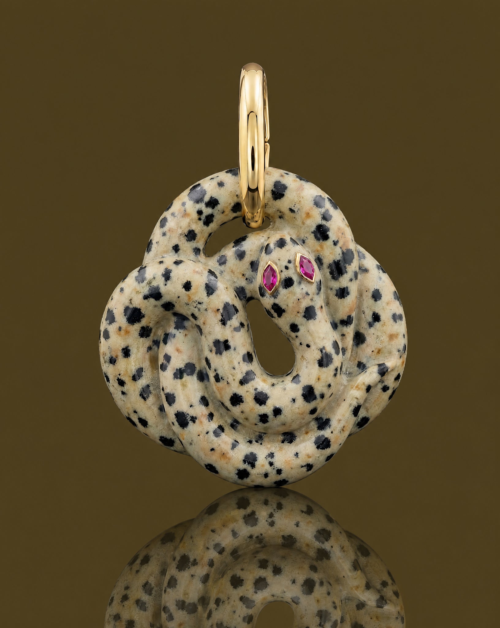 Serpent Jaspe Dalmatien — CARO PETRA