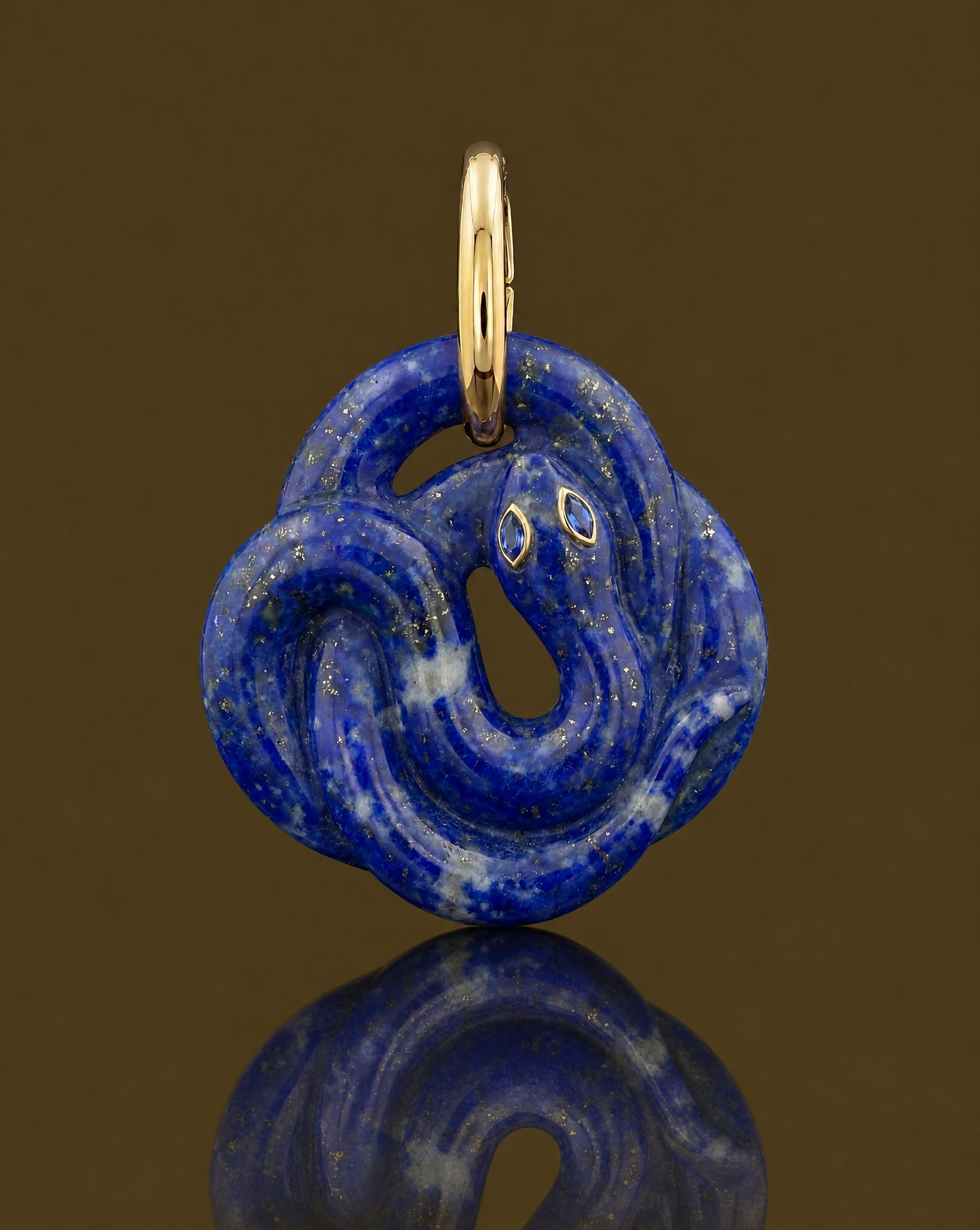 Serpent Lapis-Lazuli — CARO PETRA