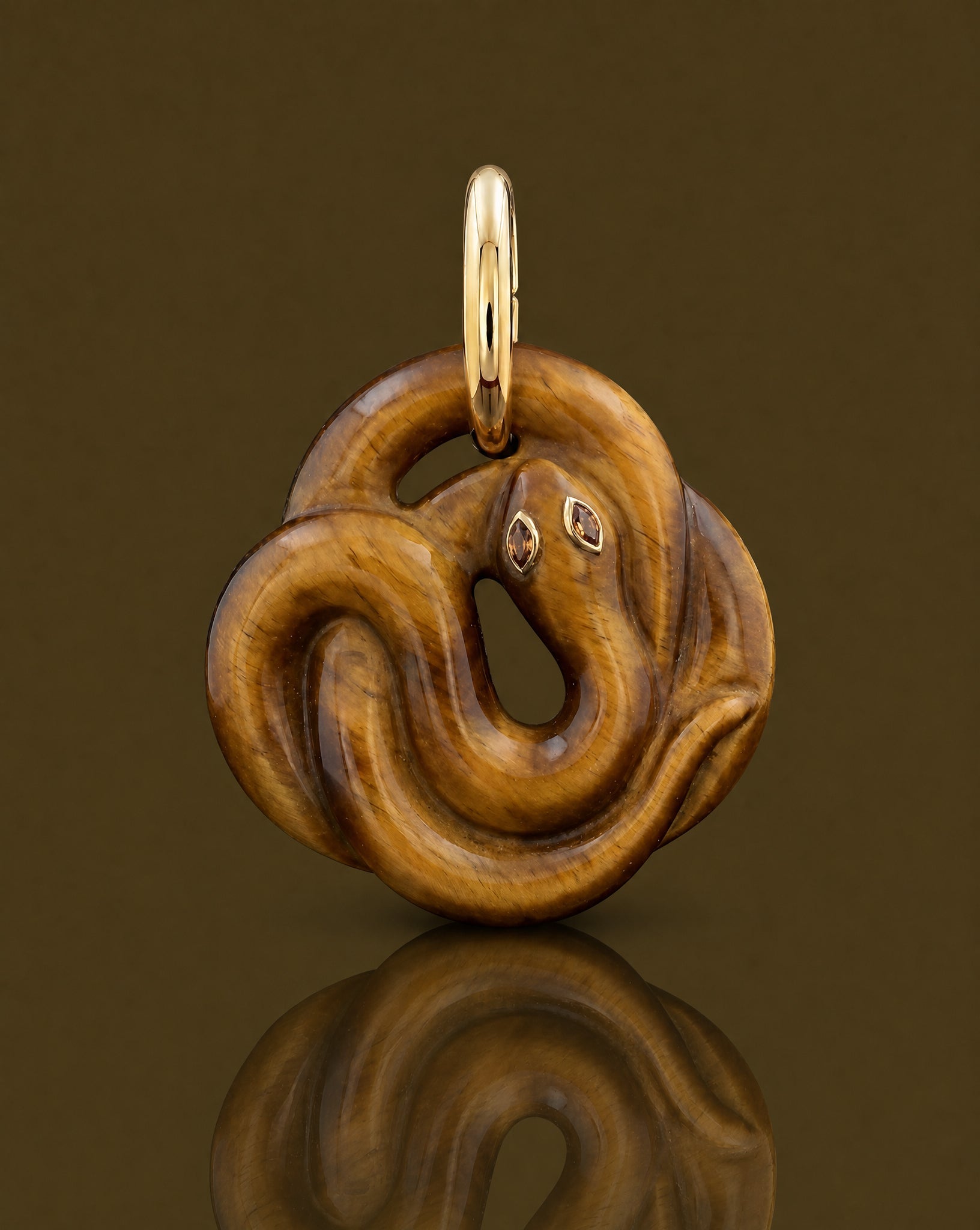Serpent Œil-de-Tigre — CARO PETRA